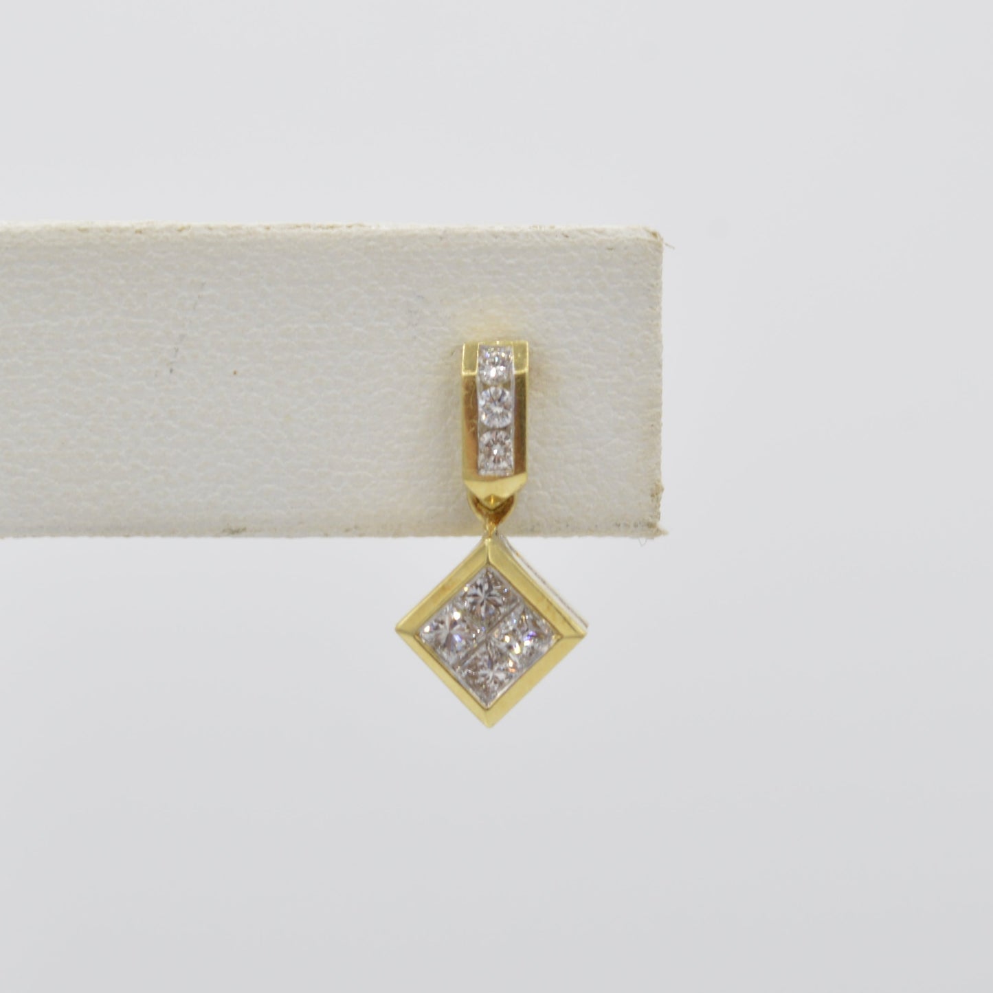 Dangle Diamond Studs