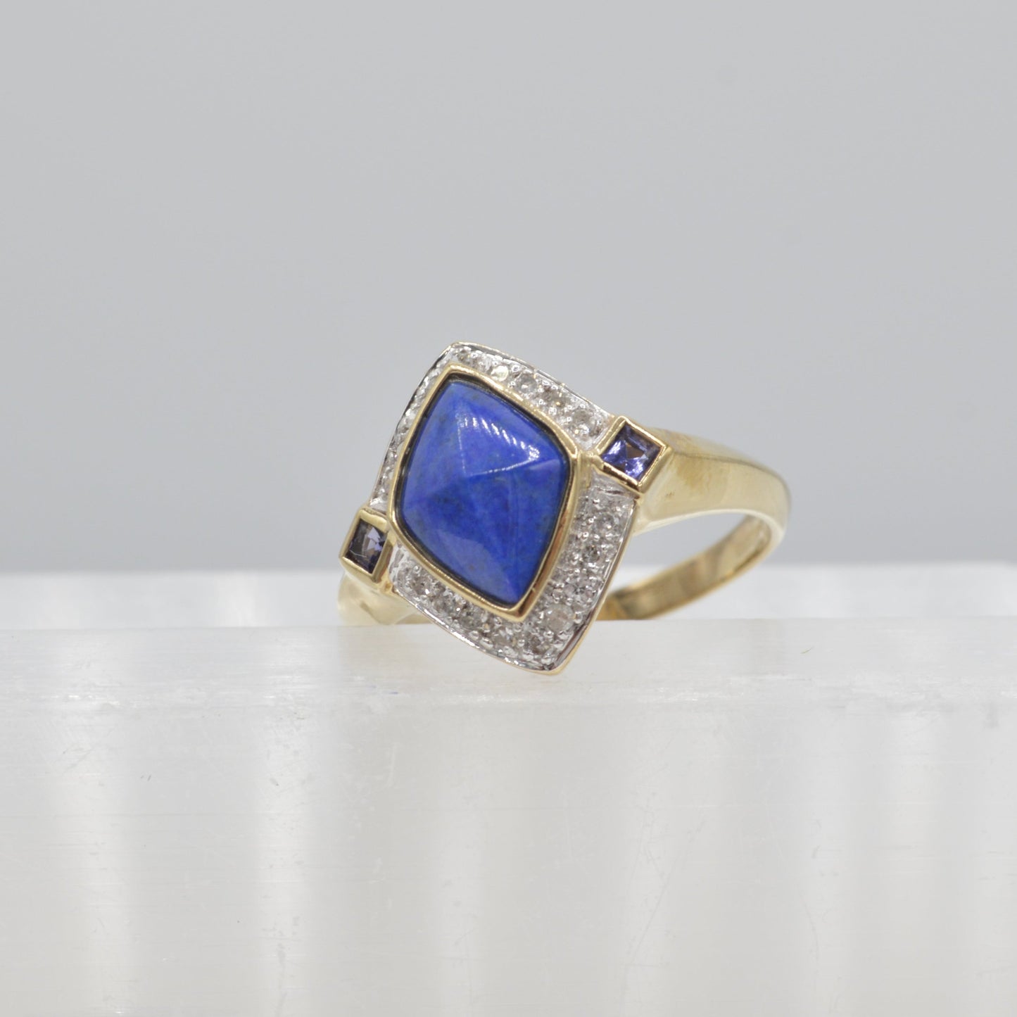 Lapis & Amethyst Ring