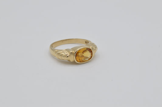 Citrine Ring, 10k