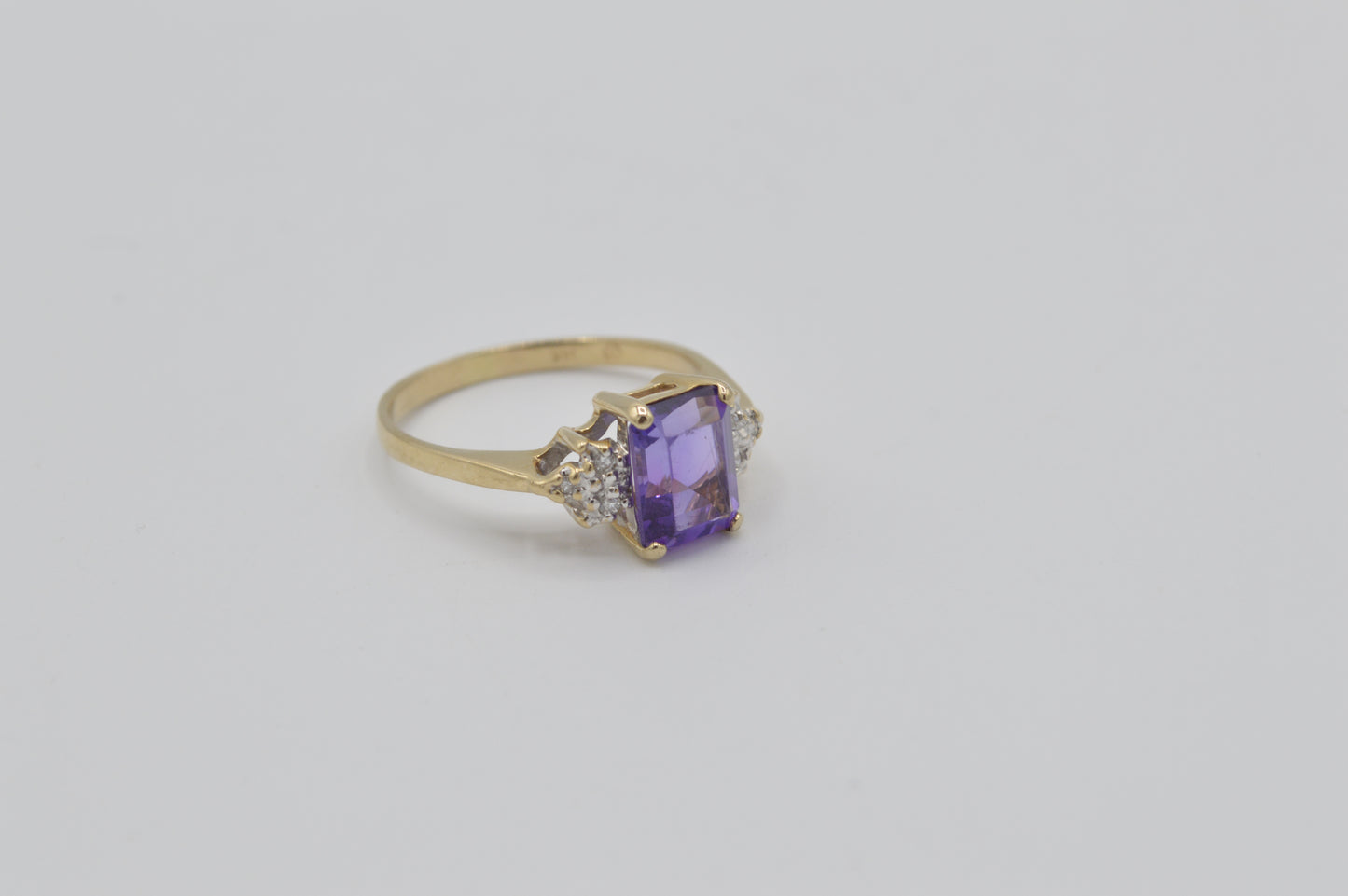 Purple Rain Ring, 14k
