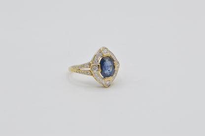 Gia Sapphire Ring, 18k