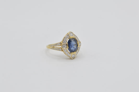 Gia Sapphire Ring, 18k