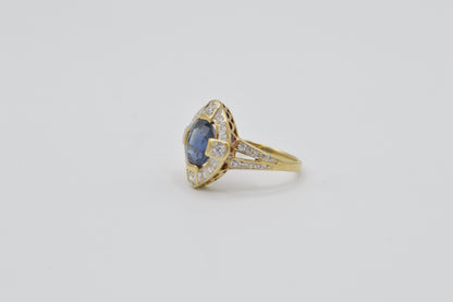 Gia Sapphire Ring, 18k