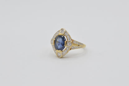 Gia Sapphire Ring, 18k