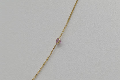 Rainbow Sapphire Necklace, 18"