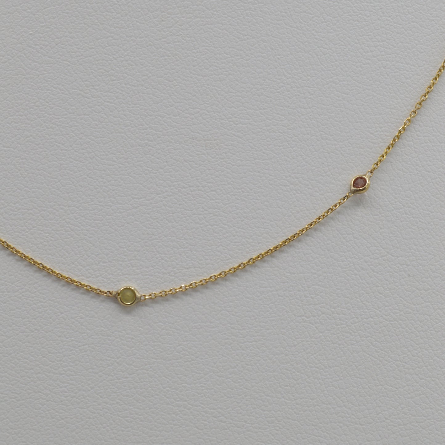 Rainbow Sapphire Necklace, 18"