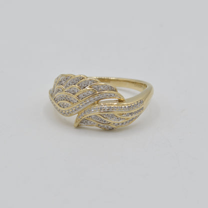 Angel's Wings Ring, 14k