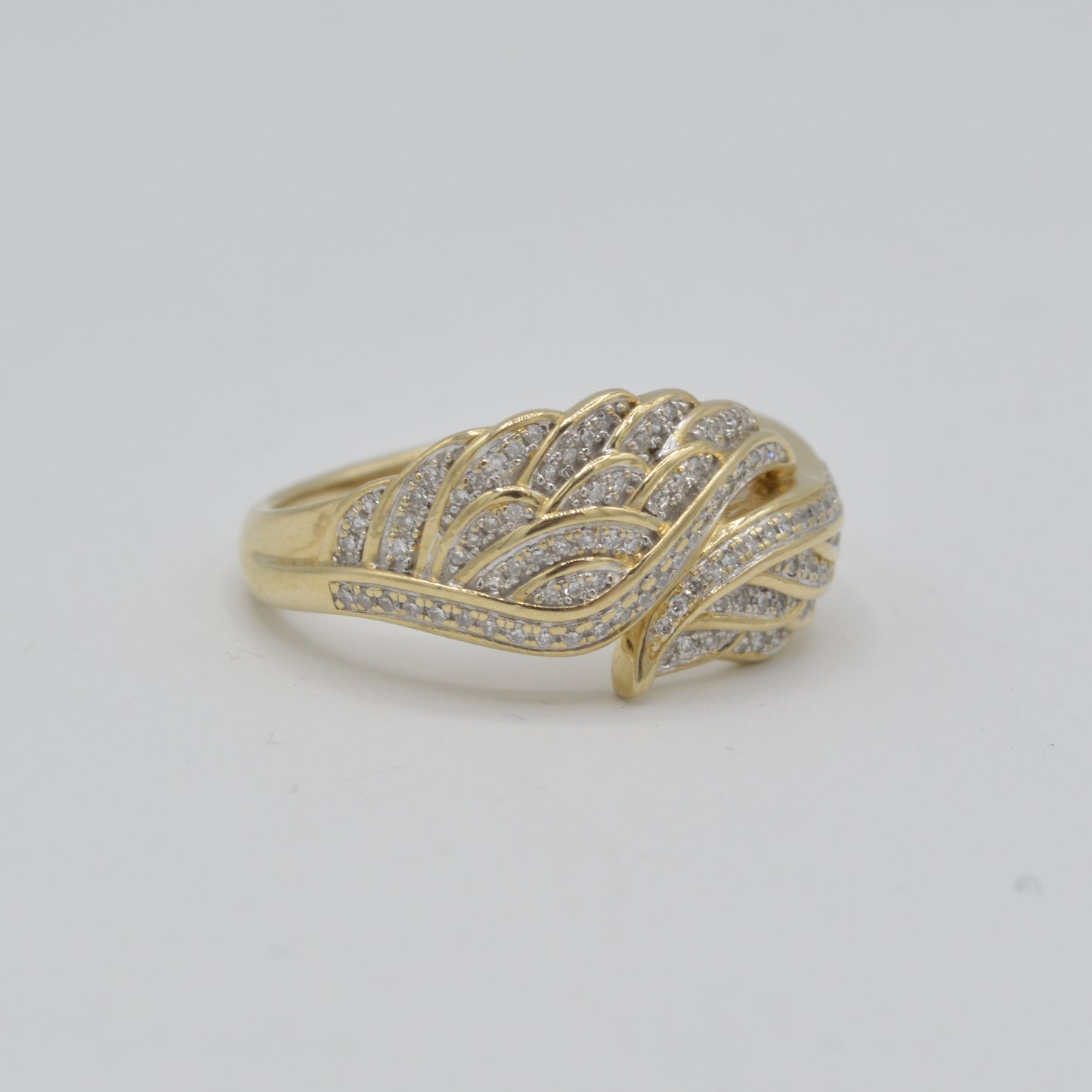 Angel's Wings Ring, 14k