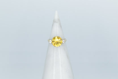 Diamond & Citrine Ring, 14k