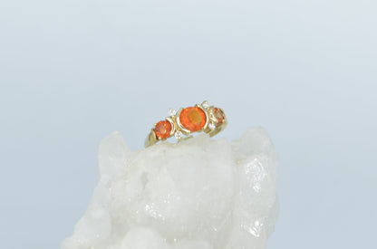 Fire Opal Ring