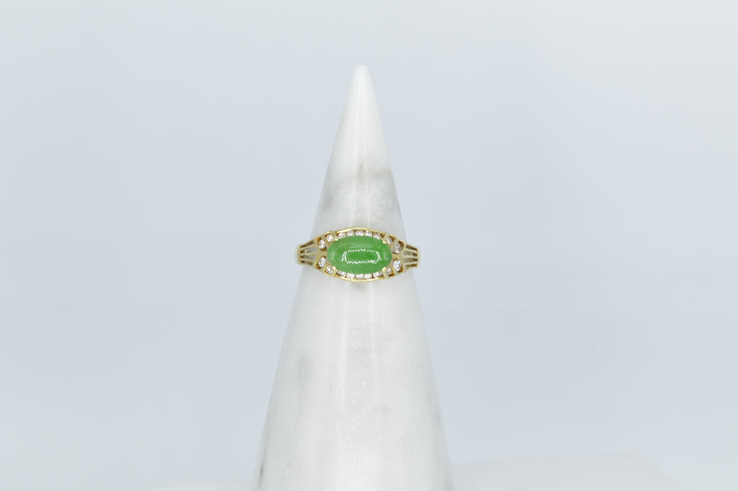 Jade Jellybean Ring