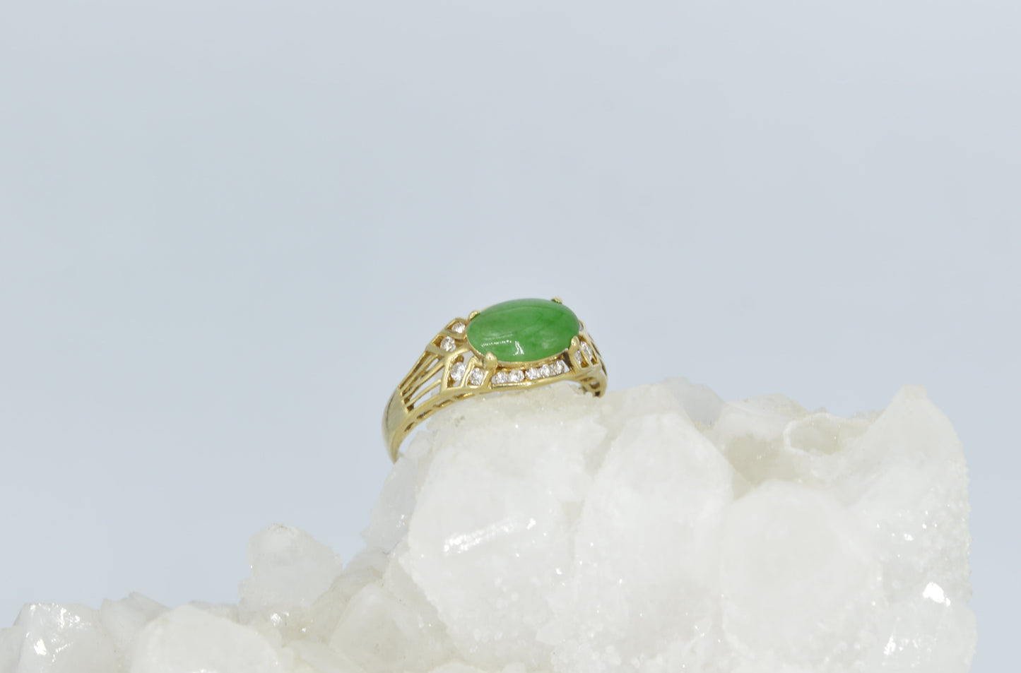 Jade Jellybean Ring