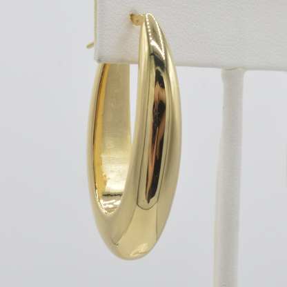Oval Hoop Earrings
