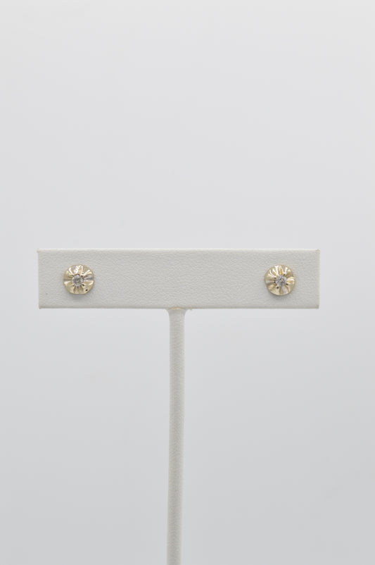 Chasing-Diamonds Studs, 14k