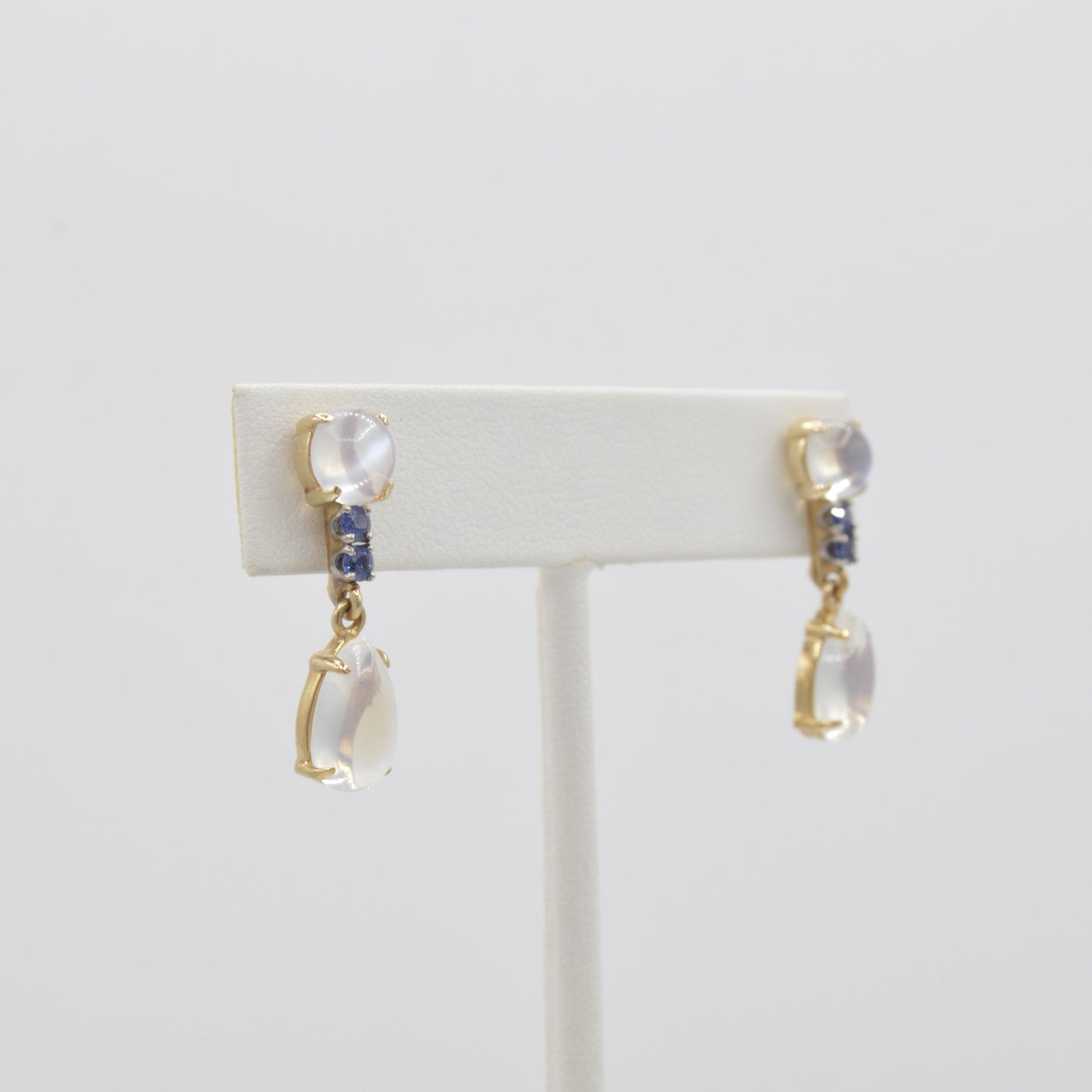 Sapphire Moonstone Drops