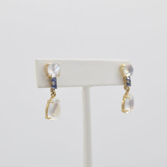 Sapphire Moonstone Drops