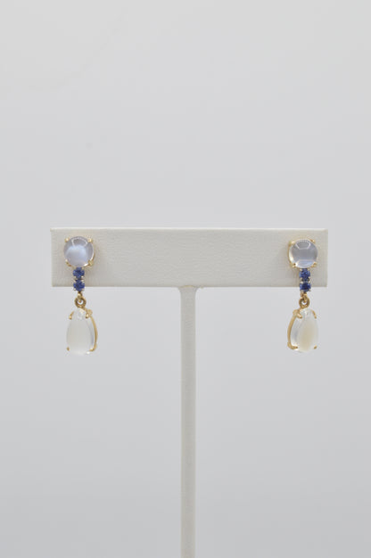 Sapphire Moonstone Drops