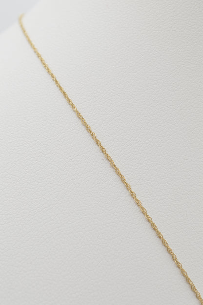 Diamond Donut Necklace, 18"