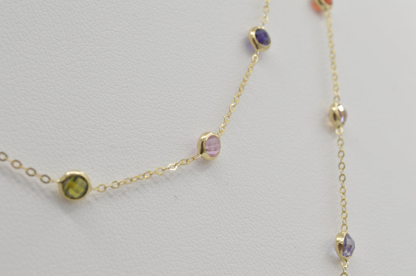 Dainty Rainbow  Stacker, 18k