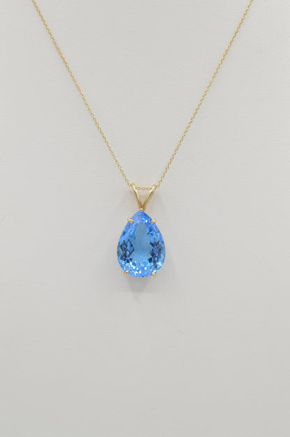 Topaz Chunk, 14k
