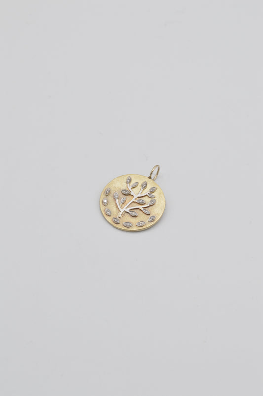 Tree of Life Charm, 14k