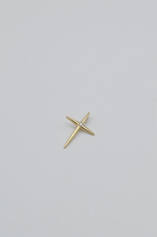 North Star Charm, 10k