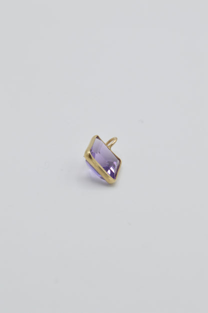 Amethyst Charm, 14k