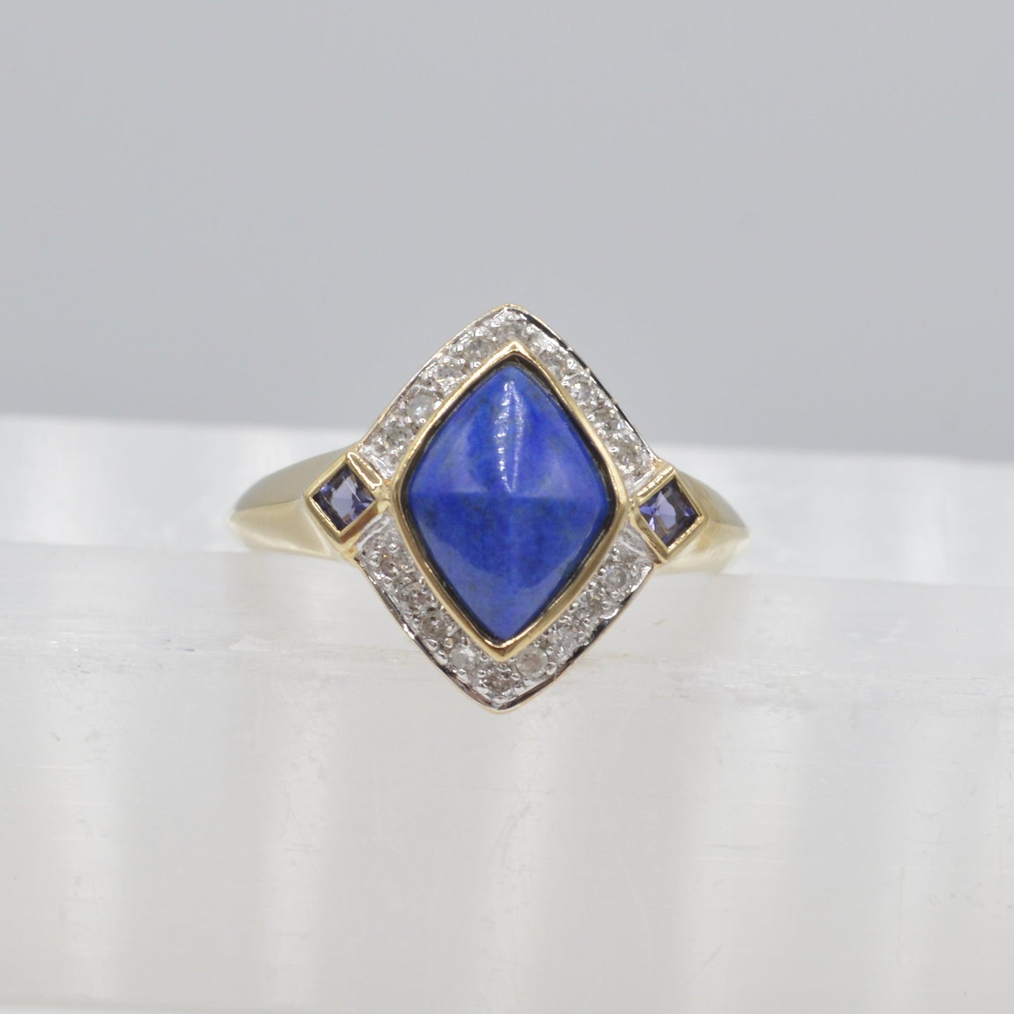 Lapis & Amethyst Ring