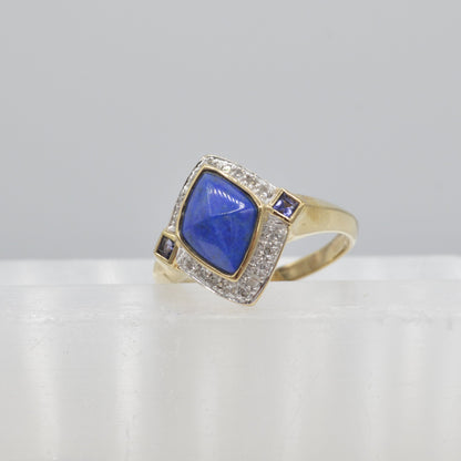 Lapis & Amethyst Ring