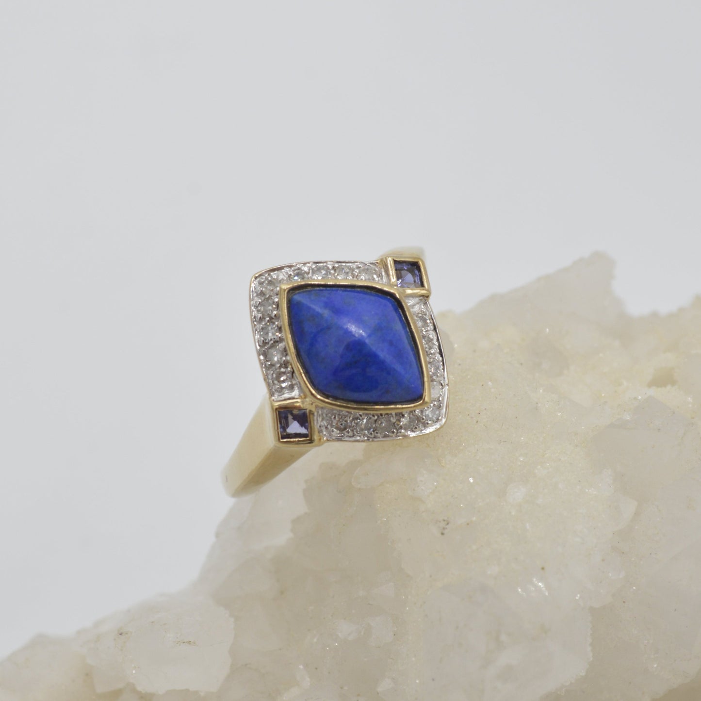 Lapis & Amethyst Ring