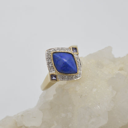 Lapis & Amethyst Ring