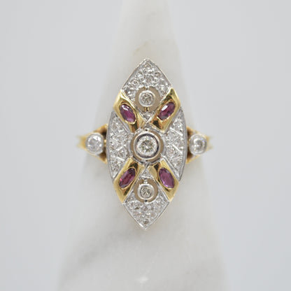 Aurora Navette Ring