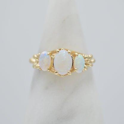 Tri-Opal Ring