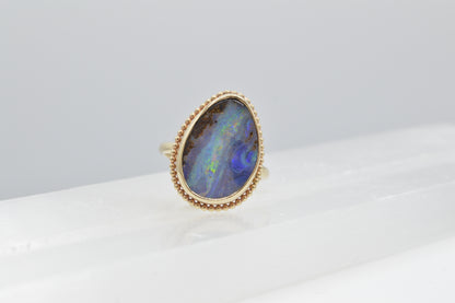 Mother Earth Ring, 14k