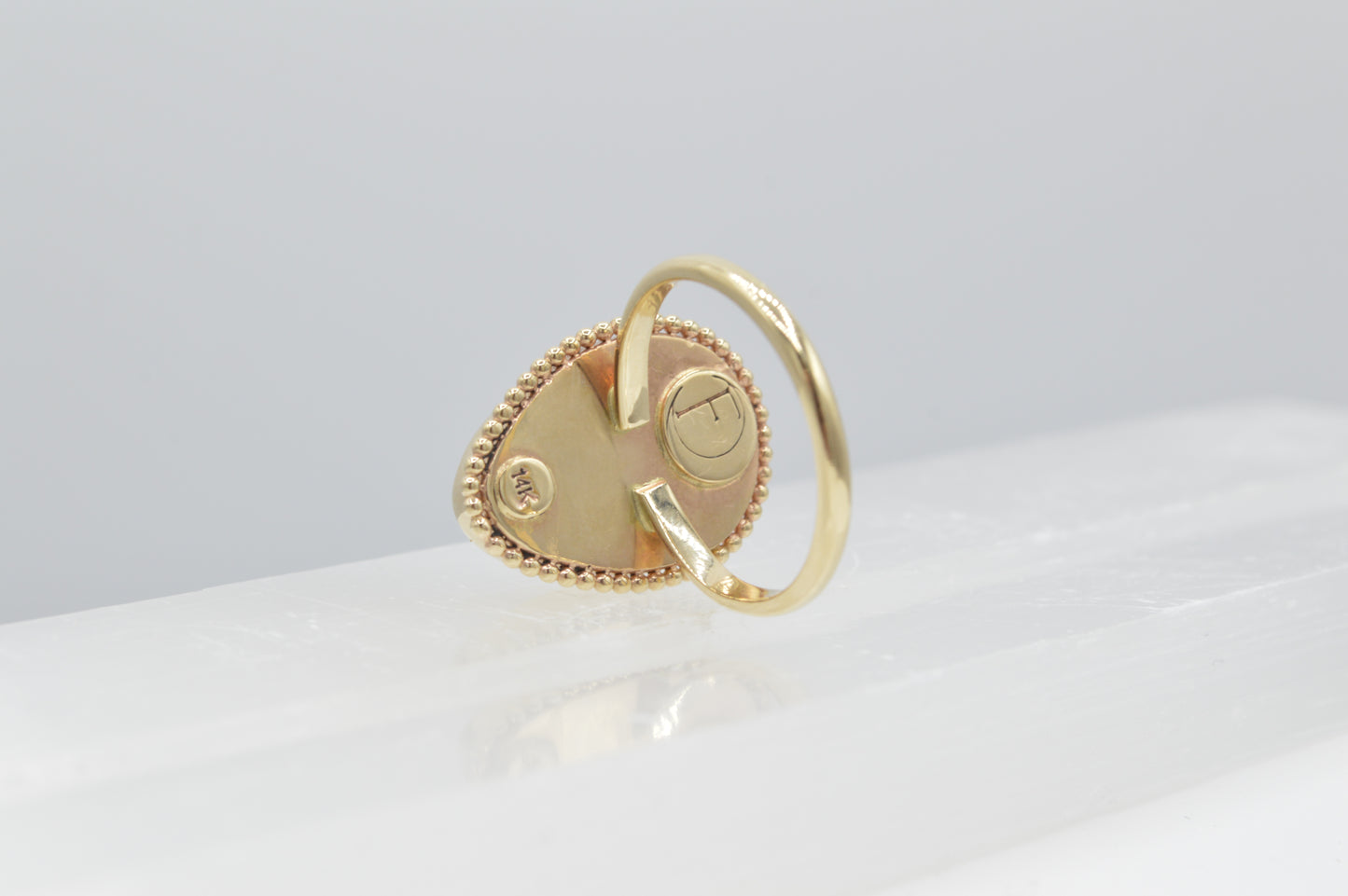 Mother Earth Ring, 14k