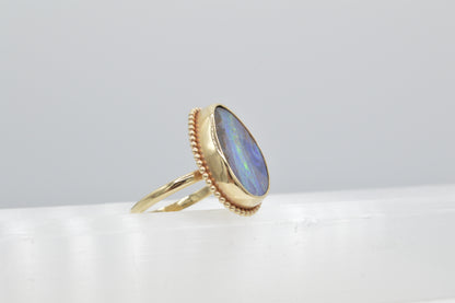 Mother Earth Ring, 14k