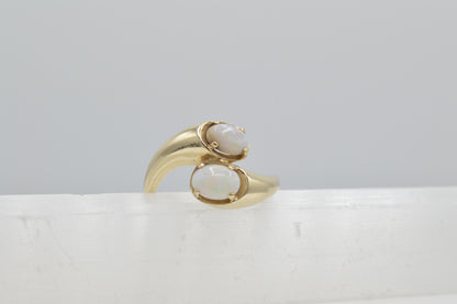Opal Bypass Ring, 14k